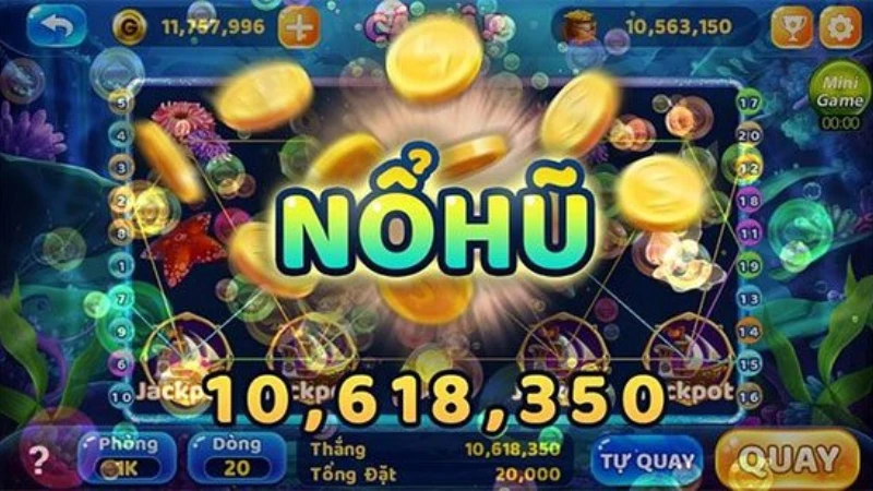 Nổ hũ là gì? Trò chơi may rủi hấp dẫn nhất trong casino 2024